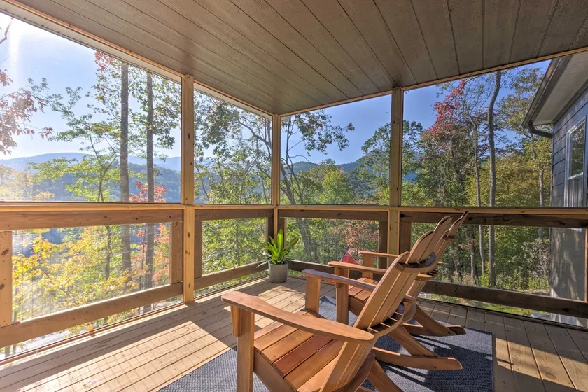 Panoramic Mtn Views & Hot Tub! Secluded Marion Gem - Image 1