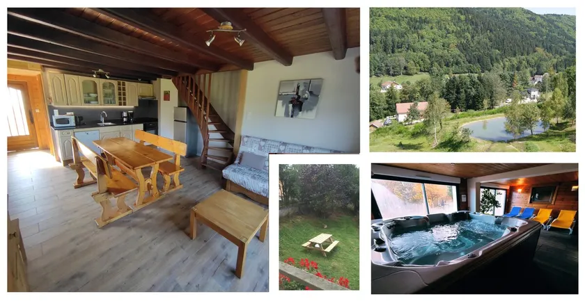 Gîte Mélina with Spa Jacuzzi Sauna Fishing pond - Image 1