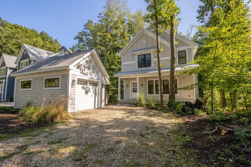 Steps from Pool w/ Private Hot Tub in Gorgeous Wooded Setting of New Buffalo - Image 1