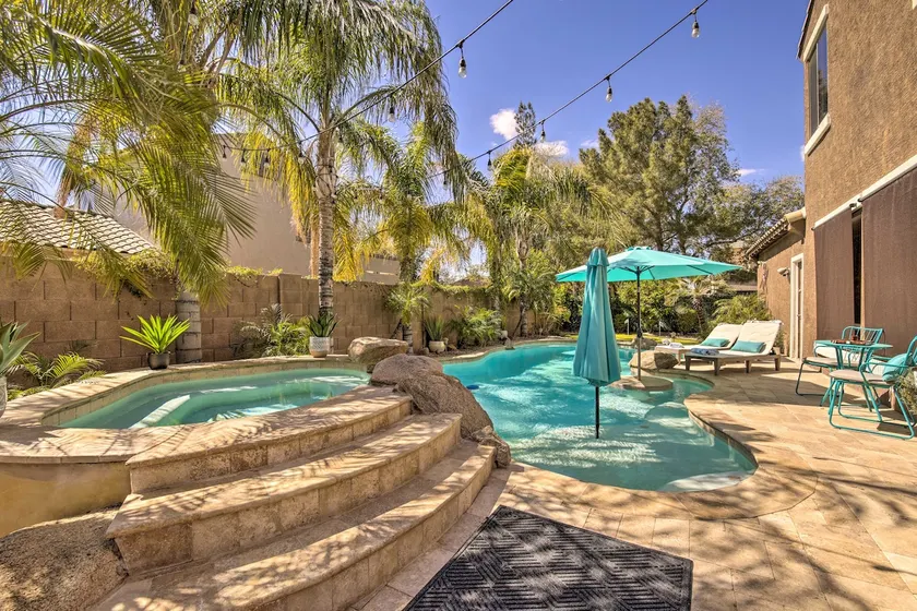 Family Gem in Phoenix w/ Saltwater Pool & Theater - Image 1