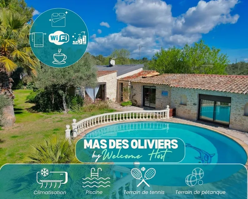 Mas des Oliviers, Piscine, Tennis & Pétanque - Image 1