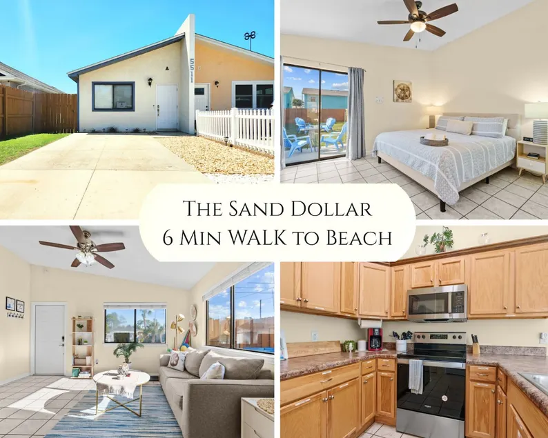 The Sand Dollar - King Bed - 6 Min Walk to Beach - Image 1