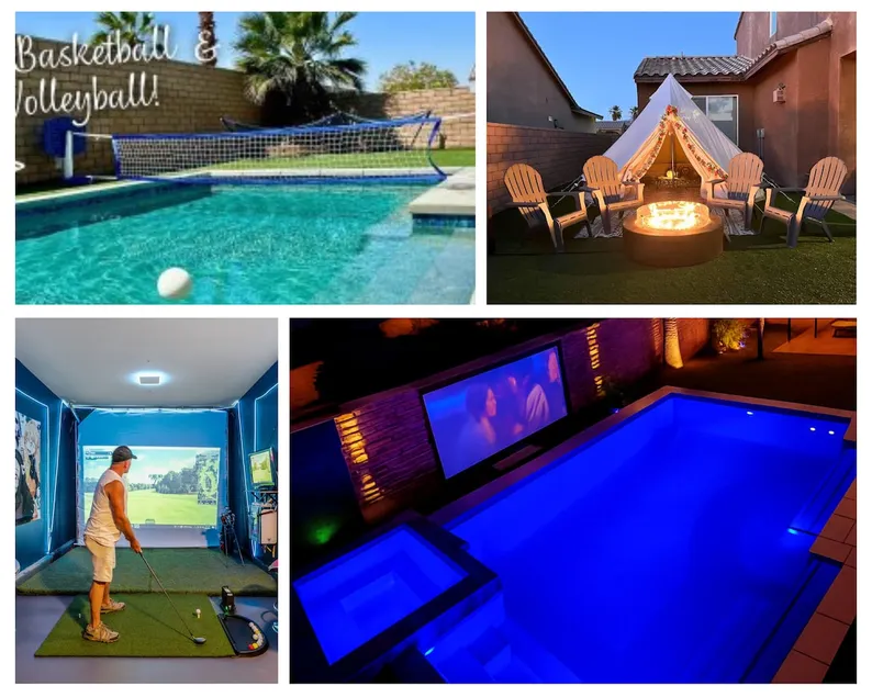 Saltwater Pool. Poolside Cinema. Golf Simulator - Image 1