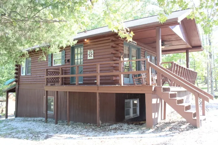 Log Cabin 3 at Osborn Boat Ramp on Patoka Lake - Image 1