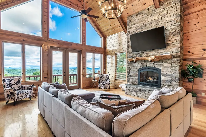 Game Rooms + Views: Spacious Mtn Cabin in Murphy! - Image 1
