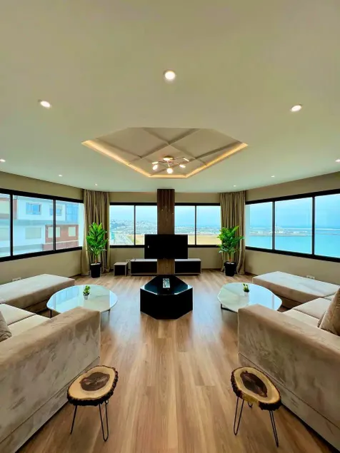 The Mirage Tangier - 3BR Luxury Sea View with Private Hammam & Jacuzzi - Image 1