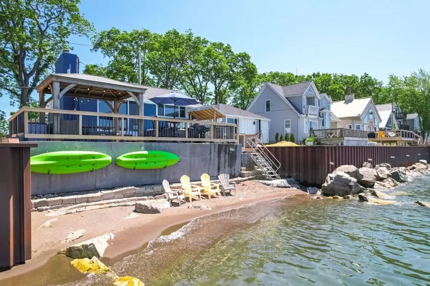Lake Erie Luxury Retreat  Hot Tub + Private Beach + Sunset Views - Image 1