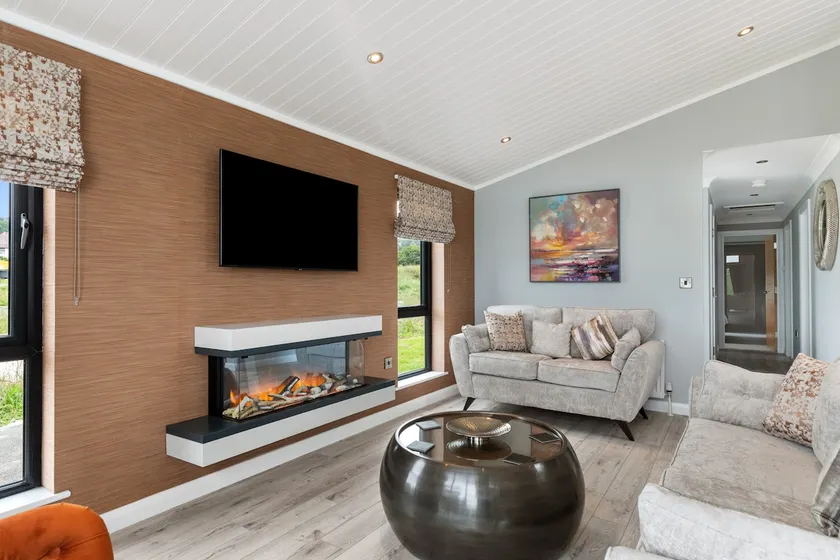 Ael-Y-Bryn - Luxury Lodge, Hot Tub, Three En-Suite Bedrooms - Image 1