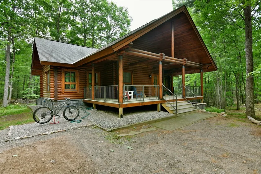 The Bike House, an Euro Log Home near Cable and Drummond, WI - Image 1