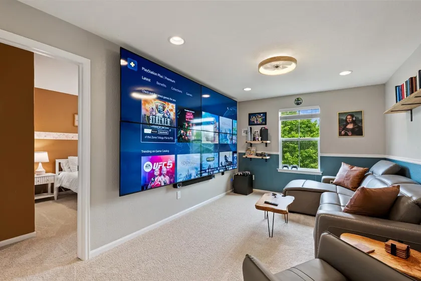 Epic 140 inch TV Wall Game Consoles Galore - Image 1