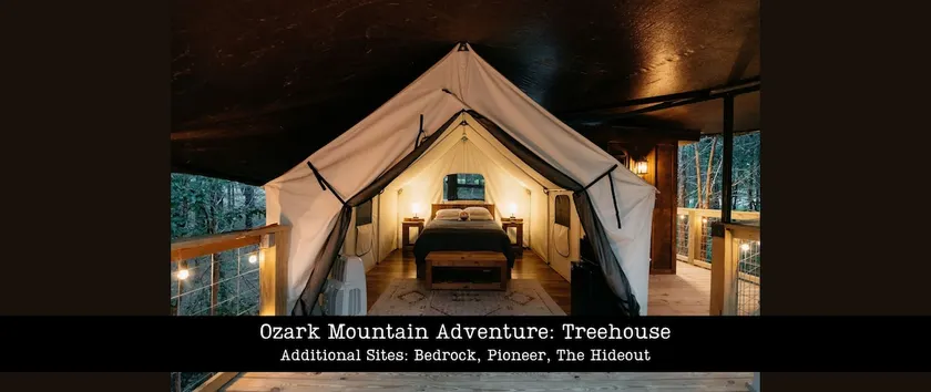Treehouse Branson, MO Cozy Glamping Site - Image 1