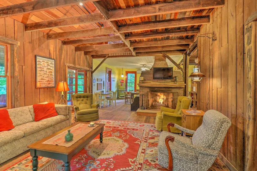 Rustic Cabin in the Woods: 2-Acre Fishing Pond! - Image 1