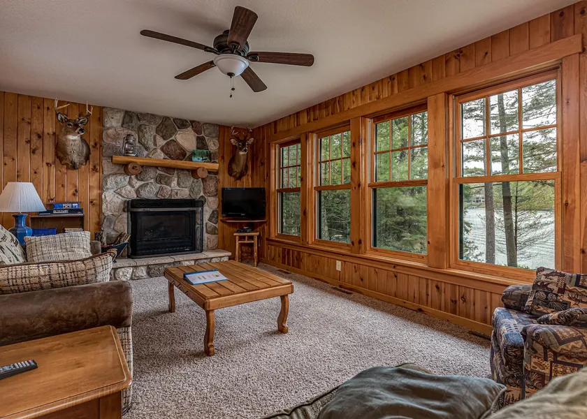Spacious lakefront home on Little Saint Germain Lake with dock and fire pit! - Image 1