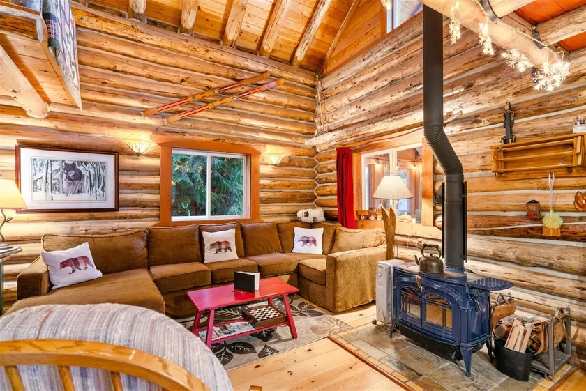 Classic log cabin w/ private river trail - Image 1