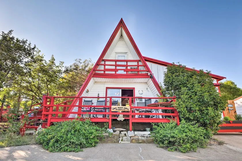 Steps to Lake! Charming Cabin: Pool Access & Decks - Image 1