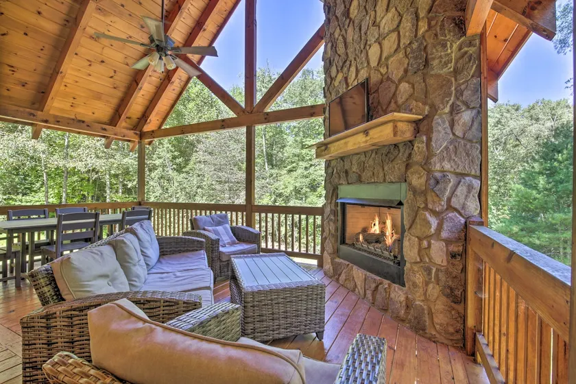 Private Cabin w/ Furnished Porch on < 3 Acres! - Image 1