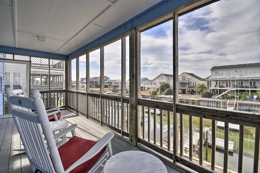 Steps to Sunset Beach: Canal-Front Home w/ Dock! - Image 1