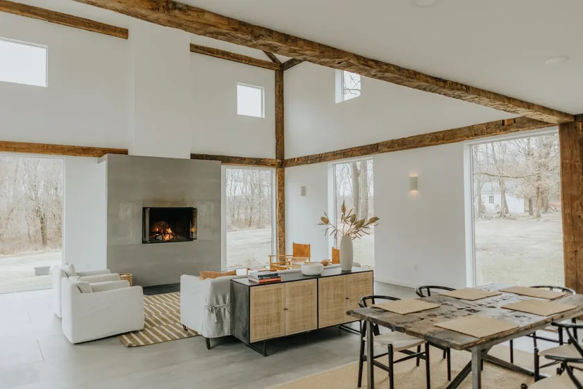 Architect-Designed Modern Barn Retreat + Hot Tub - Image 1