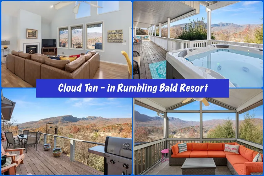 Bears Lair-Views, hot tub Resort Access sleeps 10 - Image 1