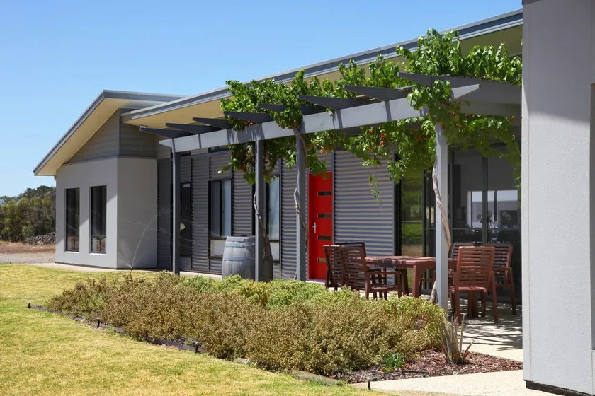 The Red Door @ Barossa Valley Vineyard View - Image 1