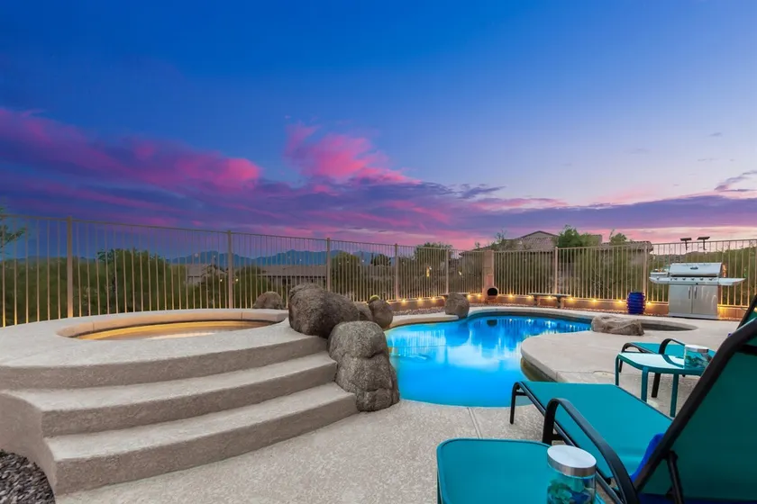 Secluded Luxury Retreat with Heated Pool/Spa, Game Room and Nearby Golf & Hiking - Image 1