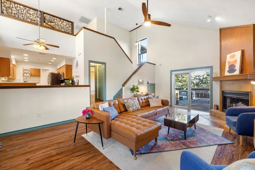 Modern w/Lake View + Large Deck + Enclosed Yard + Fire Pit + Game Room! - Image 1