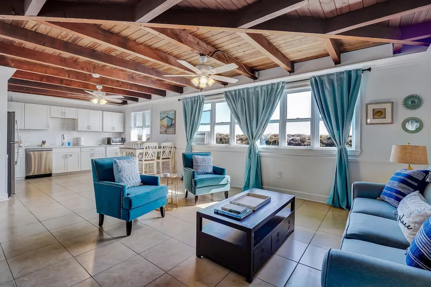 Sea Glass Cottage #2 | Renovated | Beachfront w/Dune Views | Outdoor Courtyard - Image 1