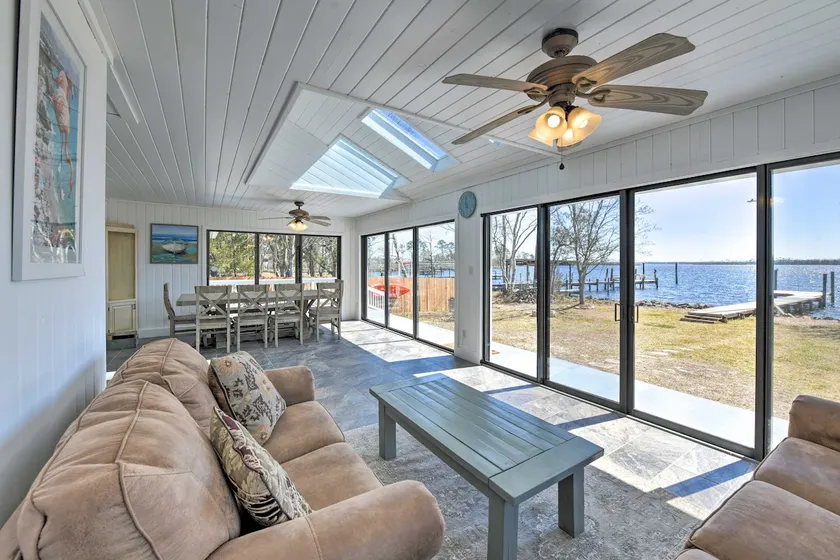 Updated Waterfront Escape w/ Dock & Fire Pit - Image 1