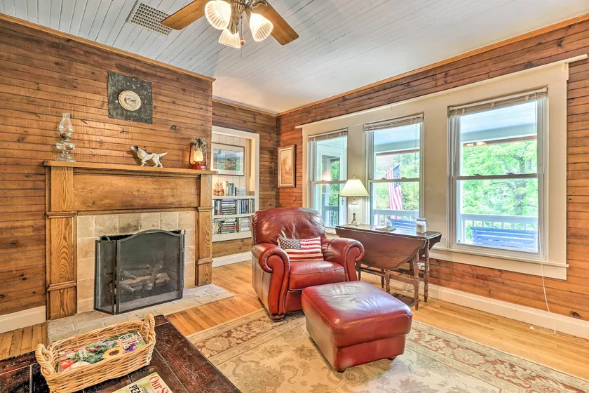 Fish, Float & Relax Fireside: Home Near New River! - Image 1