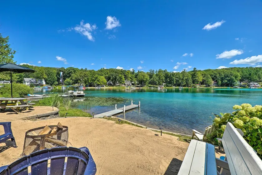 Lakefront Newaygo Home - Private Dock, Kayaks - Image 1