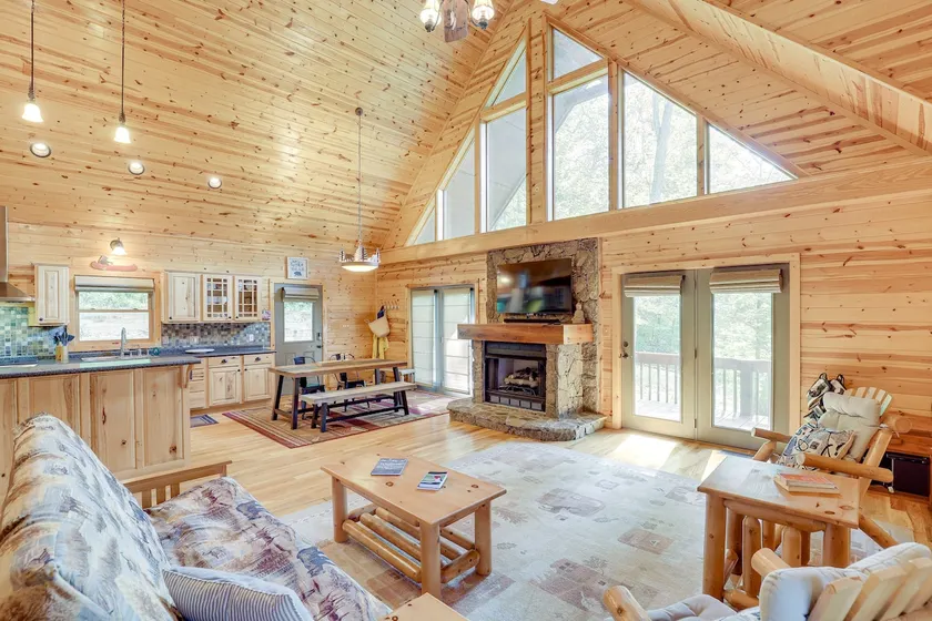 Fire Pit + Mtn Views: 4-Season Burnsville Escape - Image 1