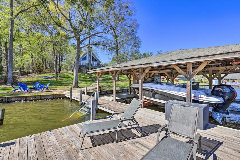 Lakefront Eatonton Home: Boat Dock + Fire Pit - Image 1