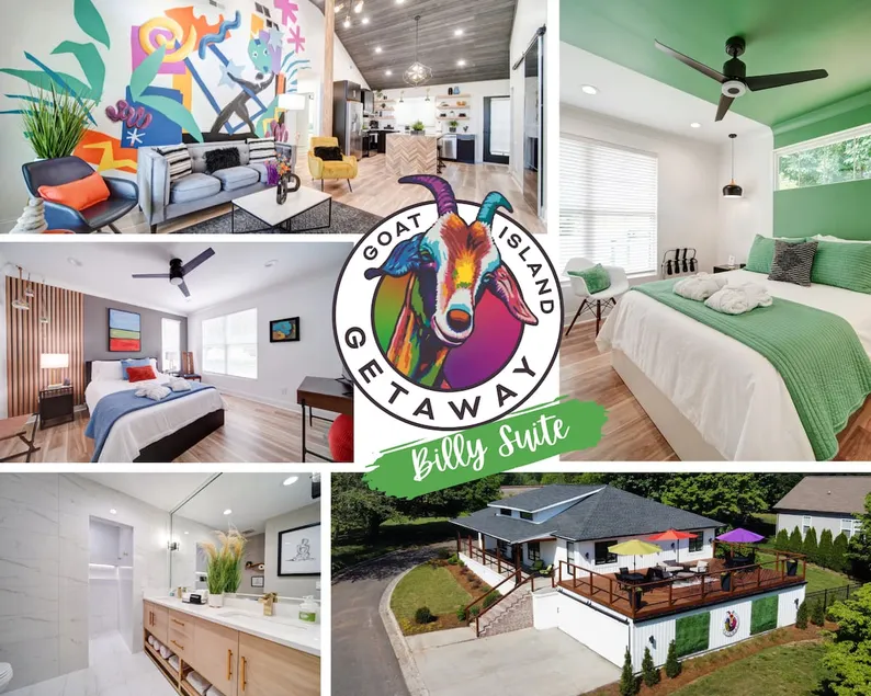 fire pit+corn hole+bikes+gym+golf pass | Art inspired retreat - Image 1