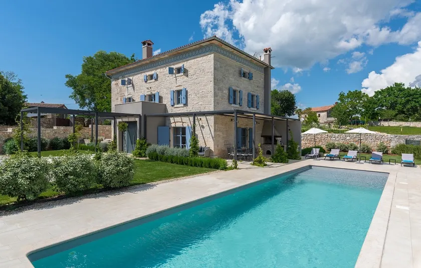 Villa Pi con piscina riscaldata vicino a Tinjan - Image 1