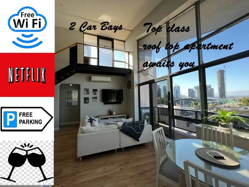 STUNNING! 'New York Style' Roof Top 2 Car Apartment - Image 1