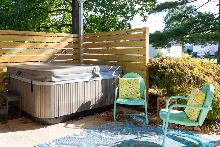 Mid-Century Modern Themed Home with Outdoor Hot Tub - Image 1