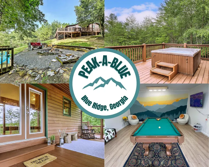 Peak-a-Blue: Hottub Movies/Mtn View/Bigfoot Bunker Game Rm/Big Deck/Fire Pit - Image 1