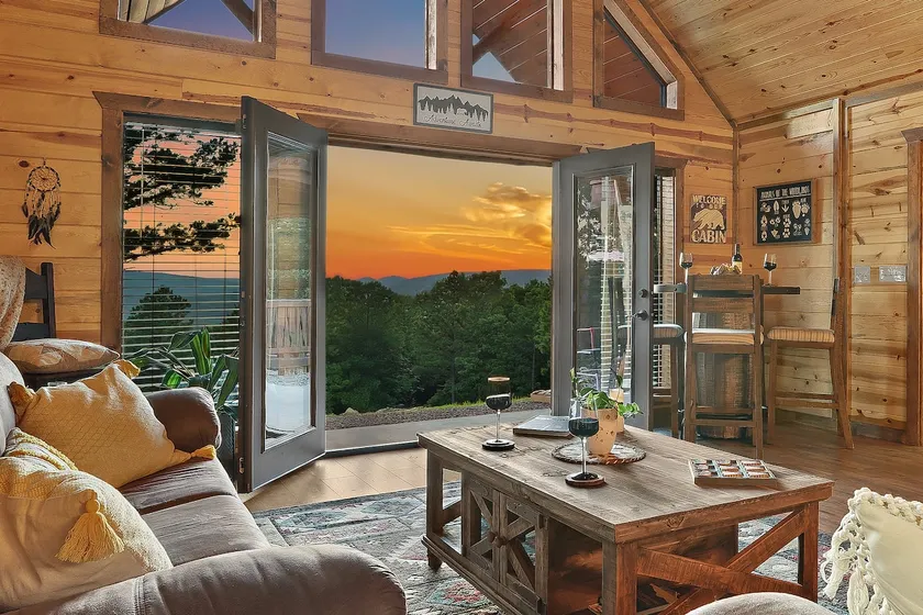 Secluded Log Cabin with Million Dollar View! - Image 1