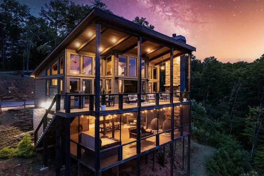 Gorgeous Modern Cabin w/ Best Mountain Views in Blue Ridge! Hot Tub! Relaxation! - Image 1