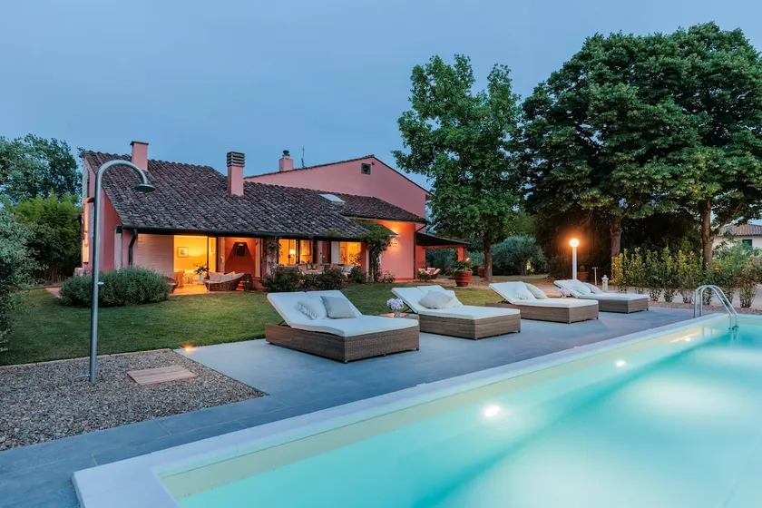 Spacious 6 bedrooms Villa with Private Pool on the Tuscan Hills of Santa Colomba by Pontedera and Bientina - Image 1