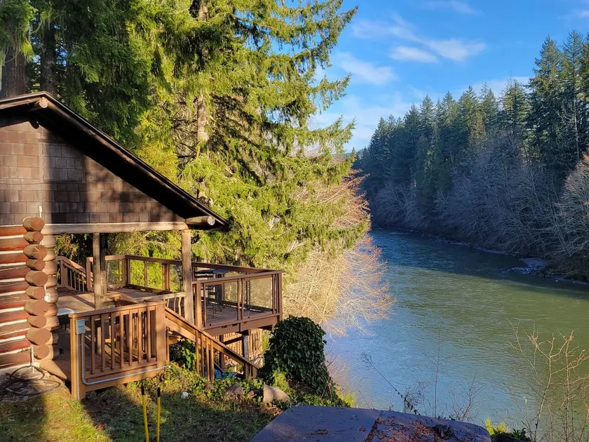 Riverfront Cabin w/ Hot Tub | 1 Hr from Portland - Image 1