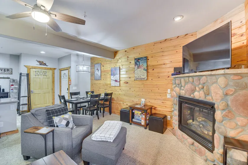 Patio & Mountain Views: Central Grand Lake Condo! - Image 1