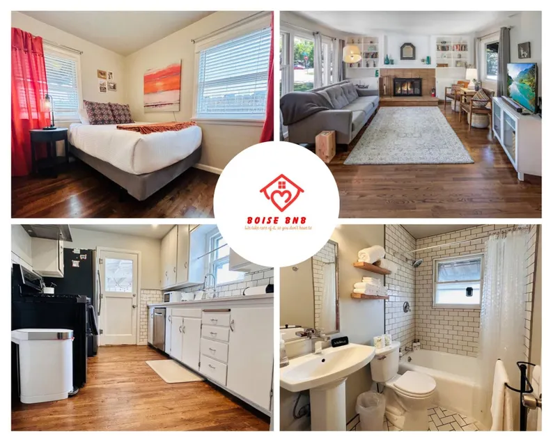 Celebration Chalet! Quant, cozy, a few blocks from BSU and close to downtown Boise, Fireplace, 4 beds, and seating for 6 Pets Welcome! - Image 1