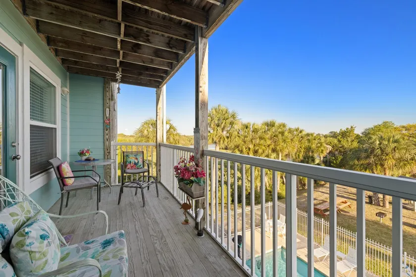 In village, balcony, view & pool - Image 1