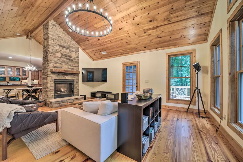 Secluded Sapphire Chalet w/ Game Room + Decks - Image 1