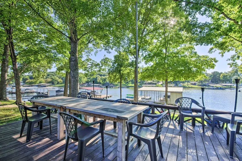 Boat Dock + Slides: Lakefront Gravois Mills Home - Image 1