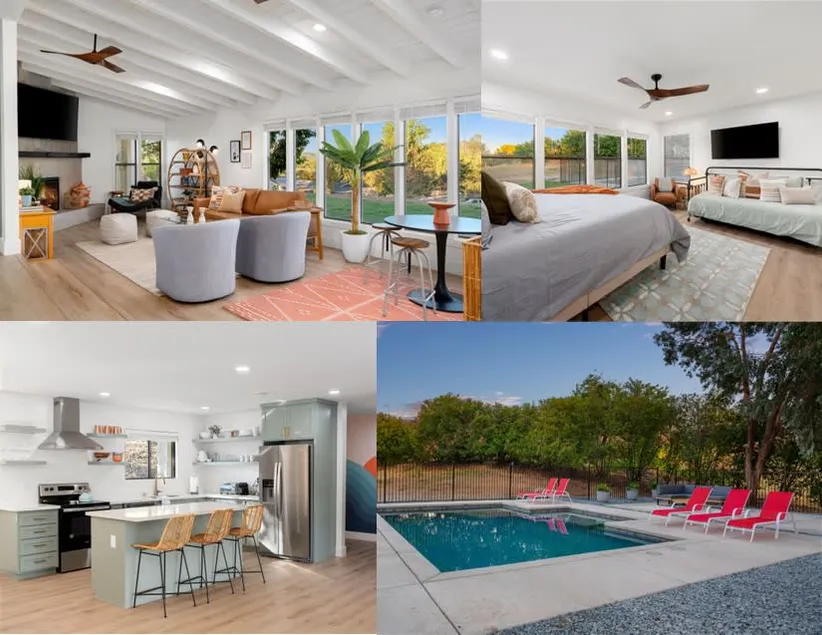 Mid Century Modern Escape 4 Br w/ Pool - 1.7 acres - Image 1