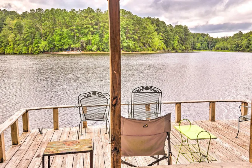Cheery Swansea Home on Calmont Pond w/ Dock! - Image 1