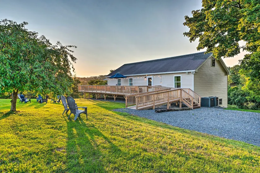 Deck & Game Room: Home in Pennsylvania Countryside - Image 1