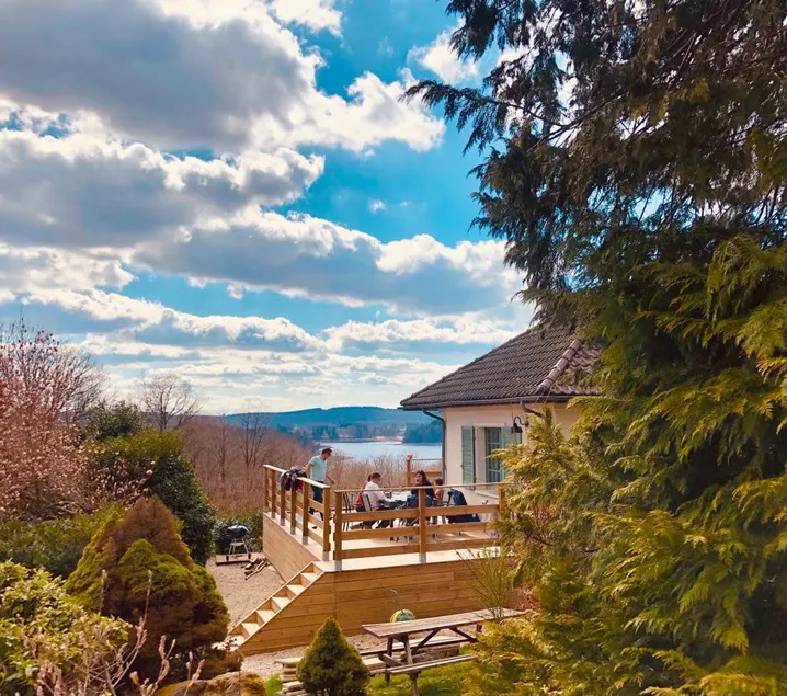 Villa des Suisses with Jacuzzi View of Lake des - Image 1